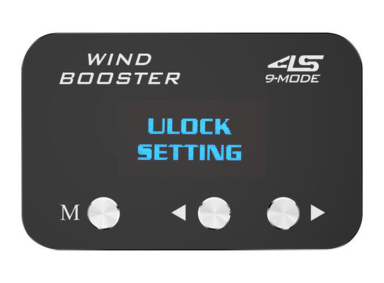 Windbooster 4S Car Throttle Controller أسود من الألومنيوم