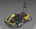 Go Karting 3000RPM Electric Mini Kart مع 4 عجلات تقود بسرعة للأطفال
